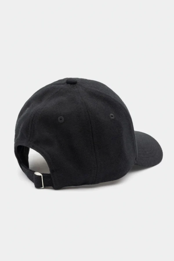 Baseball Hat - Black Wool Smash 3D embroidery - Image 2